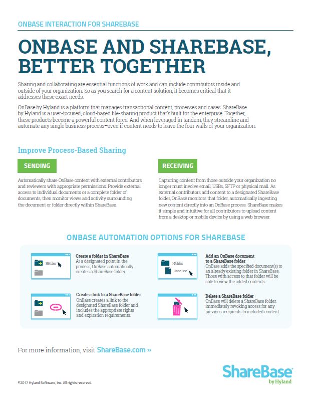 OnBase, ShareBase, Kyocera, Software, Document Management, BOSS Business Solutions