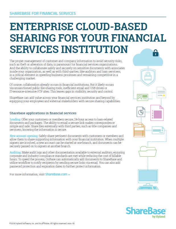 ShareBase, Financial Services, Kyocera, Software, Document Management, BOSS Business Solutions